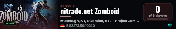 nitrado.net Zomboid live status badge