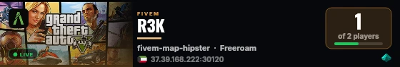 R3K live status badge