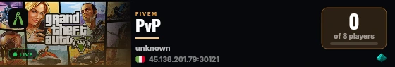 PvP live status badge