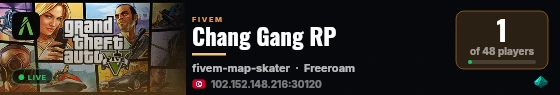 Chang Gang RP live status badge