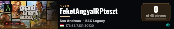 FeketAngyalRPteszt live status badge