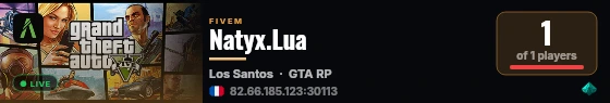 Natyx.Lua live status badge