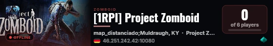 [1RPI] Project Zomboid live status badge