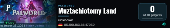 Muztachiotomy Land live status badge