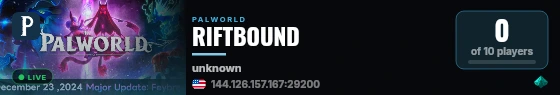RIFTBOUND live status badge