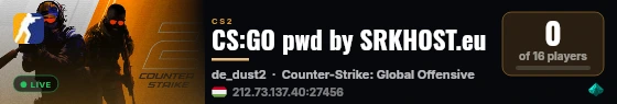 [EU/HU] UNBREAKABLE - PUB � CS:GO � !ws � !knife live status badge
