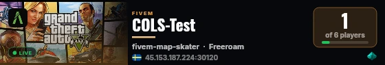 COLS-Test live status badge