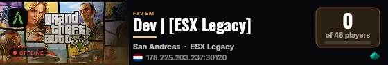 Dev | [ESX Legacy] live status badge