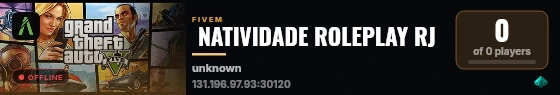 NATIVIDADE ROLEPLAY RJ live status badge