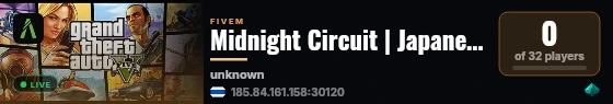 Midnight Circuit | Japanese Street Racing SRP  live status badge