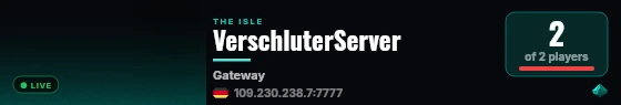 VerschluterServer live status badge