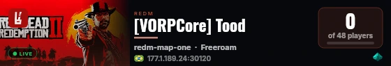 [VORPCore] Tood live status badge