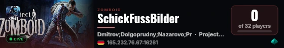 SchickFussBilder live status badge