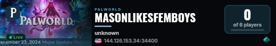 MASONLIKESFEMBOYS live status badge