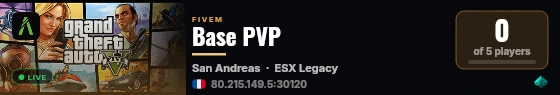Base PVP live status badge