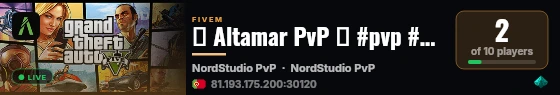 🔹 Altamar PvP 🔹 #pvp #altamar #farmdemoney live status badge