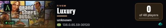 Luxury live status badge