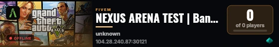 NEXUS ARENA TEST | Bangladesh's Ultimate PvP & FFA Arena live status badge