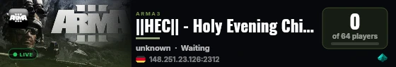 ||HEC|| - Holy Evening Chillers live status badge