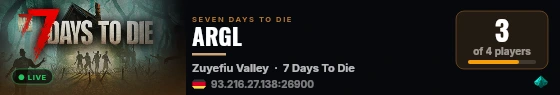 ARGL live status badge