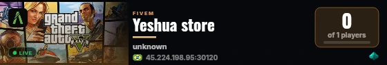 Yeshua store live status badge