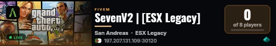 SevenV2 | [ESX Legacy] live status badge