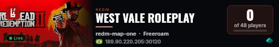 WEST VALE ROLEPLAY live status badge