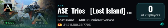 ASE  Trios   [Lost Island]  - (v358.24) live status badge