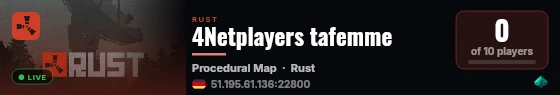 4Netplayers tafemme live status badge