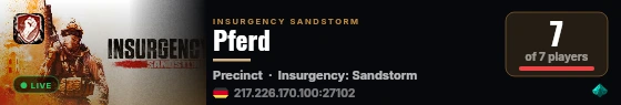 Pferd live status badge