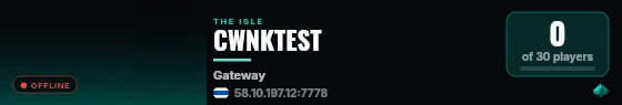 CWNKTEST live status badge