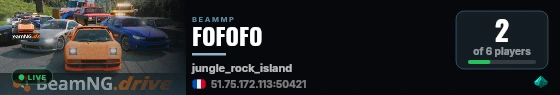 FOFOFO live status badge