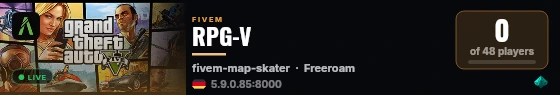 RPG-V live status badge