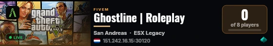 Ghostline | Roleplay live status badge
