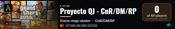 Proyecto QJ - CnR/DM/RP live status badge