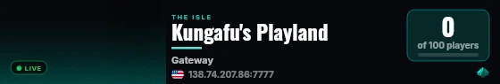 Kungafu's Playland live status badge