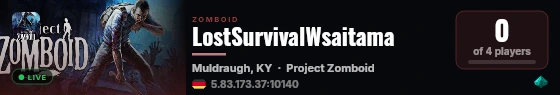 LostSurvivalWsaitama live status badge