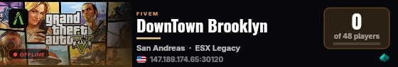DownTown Brooklyn live status badge