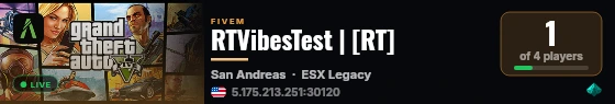RTVibesTest | [RT] live status badge