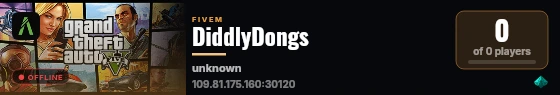 DiddlyDongs live status badge