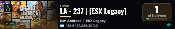 LA - 237 | [ESX Legacy] live status badge