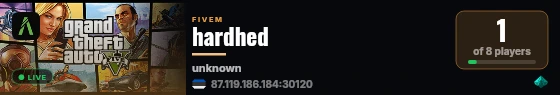 hardhed live status badge