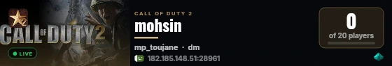 mohsin live status badge