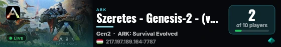 Szeretes - Genesis-2 - (v361.7) live status badge