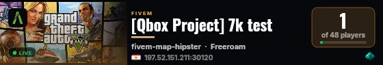 [Qbox Project] 7k test live status badge
