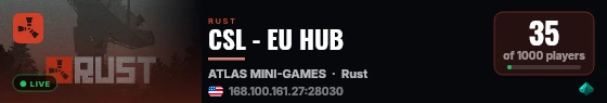 CSL - EU HUB live status badge