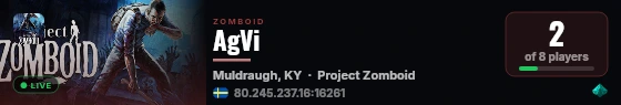 AgVi live status badge