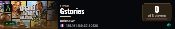 Gstories live status badge