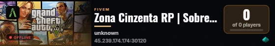 Zona Cinzenta RP | Sobrevivência Zumbi live status badge