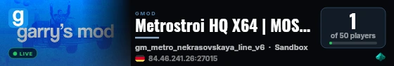 Metrostroi HQ X64 | MOCKBA 2020 / 81-775 live status badge